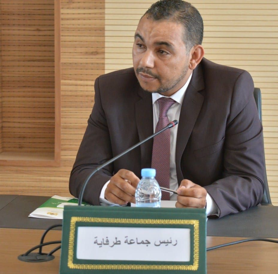 عبد الله لخديم ، نائب رئيس بلدية الطرفاية وممثل قطاع الصيد التقليدي بالغرفة الأطلسية الجنوبية يهنئ الملك محمد السادس بمناسبة حلول ذكرى ثورة الملك والشعب وعيد الشباب المجيد