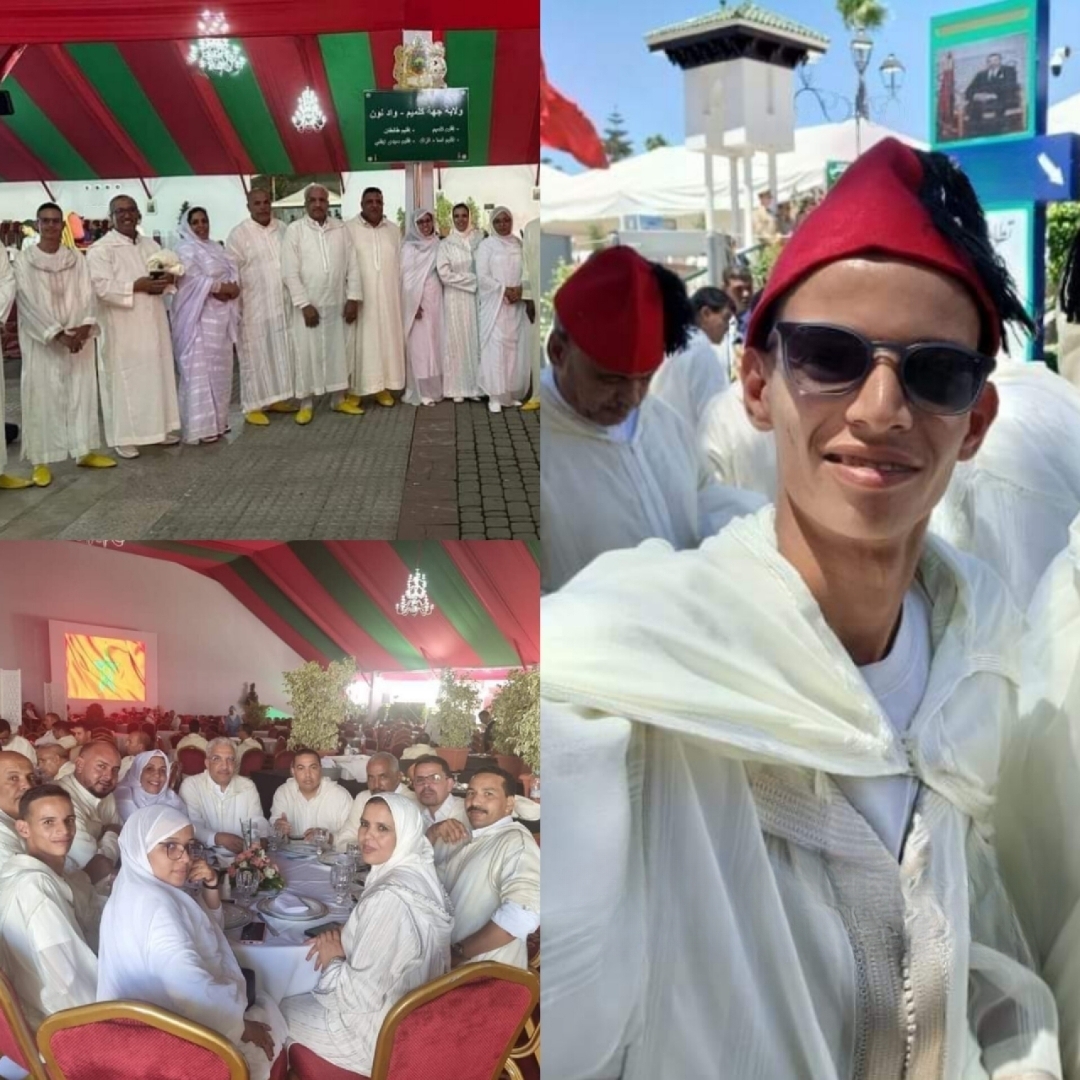 “أصغر رئيس جماعة يشهد حفل الولاء بتطوان بمناسبة عيد العرش”