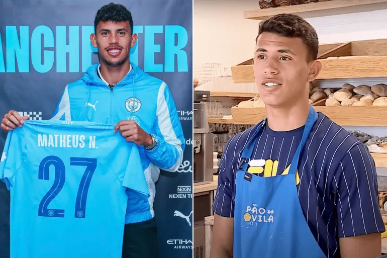 من عامل بمخبز إلى لاعب في مانشستر سيتي