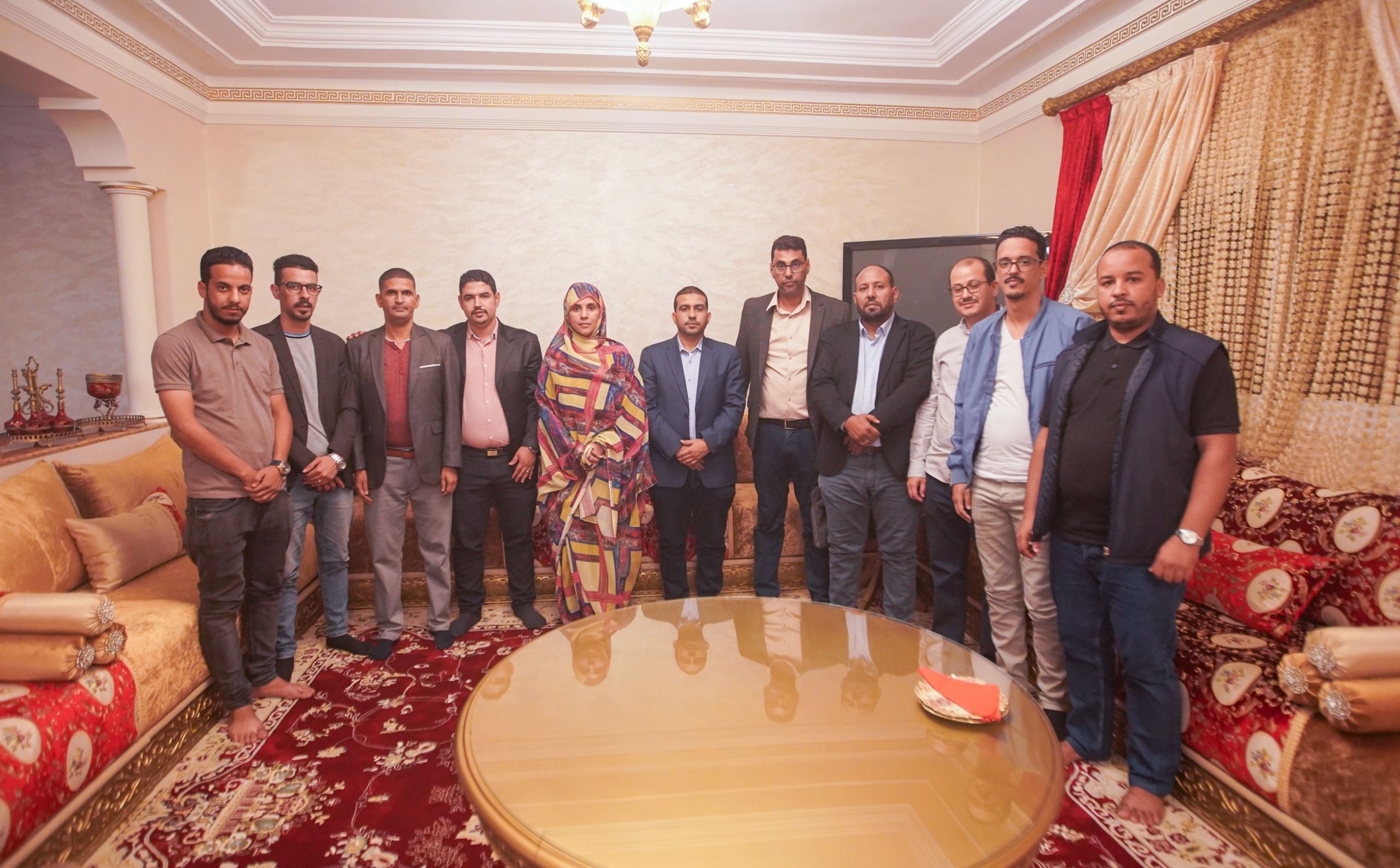 الحجة الجماني تستقبل أرباب المقاولات الإعلامية بجهة العيون الساقية الحمراء