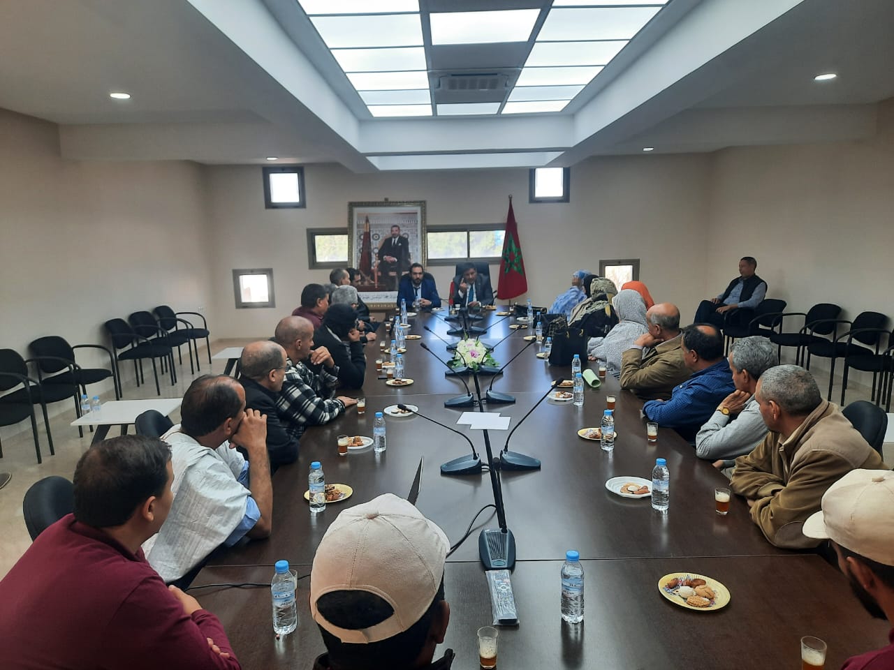 المدير العام للمكتب الوطني للإستشارة الفلاحية السيد جواد باحجي يحط الرحال بمدينة العيون