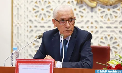 إعادة انتخاب السيد راشيد الطالبي العلمي رئيسا لمجلس النواب