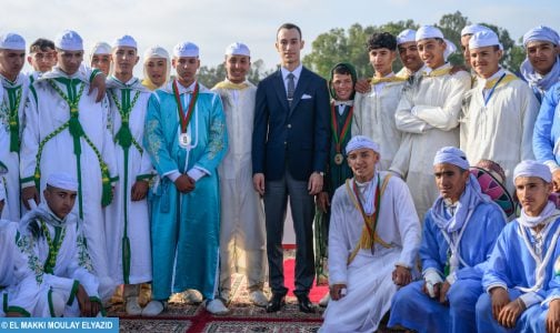 صاحب السمو الملكي ولي العهد الأمير مولاي الحسن يترأس نهاية جائزة الحسن الثاني لفنون الفروسية التقليدية في دورتها الثالثة والعشرين