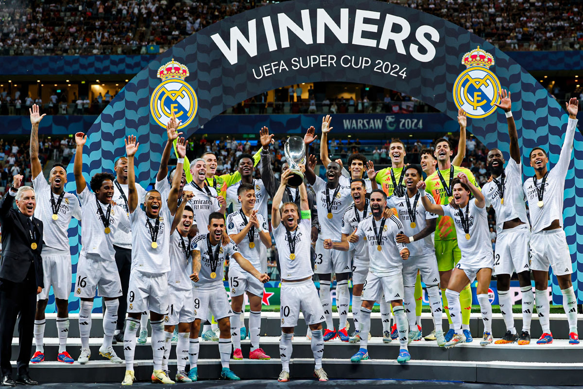 ريال مدريد يحصد أول ألقابه هذا الموسم<span class="label label-info" style="box-sizing: initial; background-color: rgb(58, 135, 173); padding: 1px 4px 2px; border-radius: 3px; font-size: 11.844px; line-height: 14px; color: rgb(255, 255, 255); text-shadow: rgba(0, 0, 0, 0.25) 0px -1px 0px; white-space: nowrap; vertical-align: baseline; font-family: "Times New Roman";"></span>