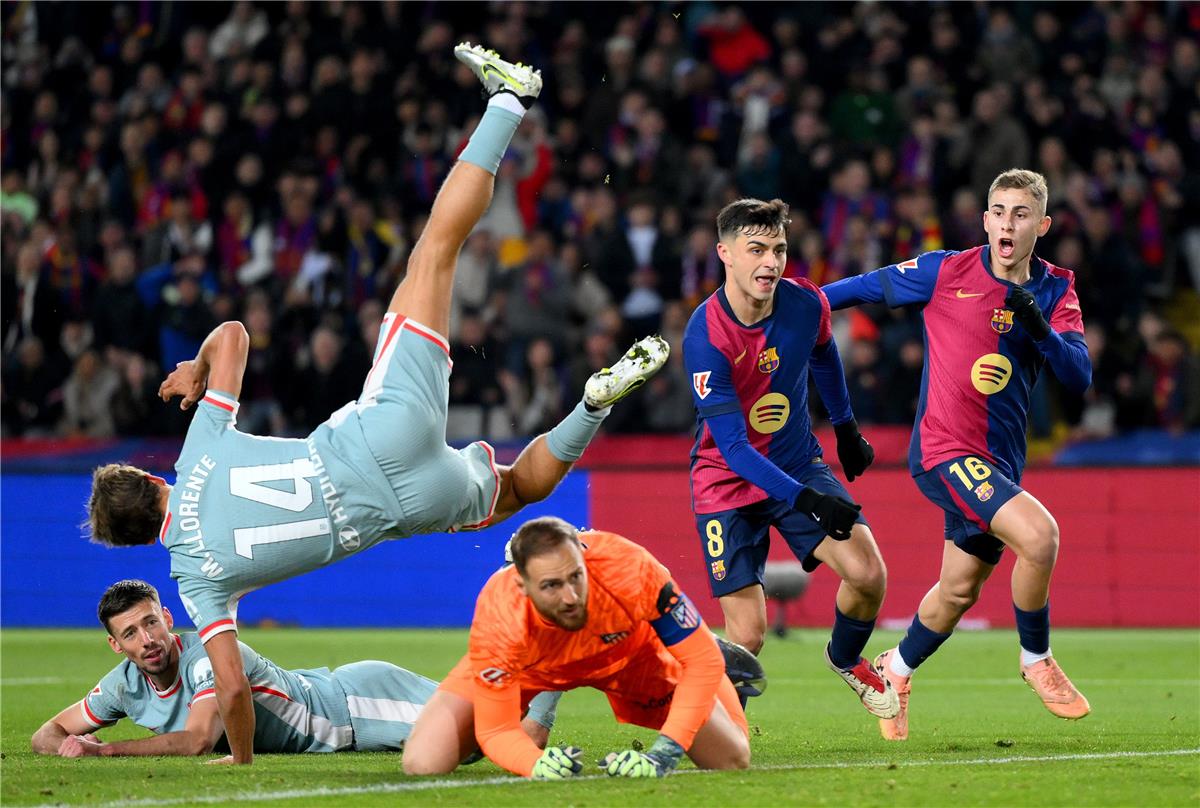 تعادل مثير بين برشلونة وأتلتيكو مدريد في نصف نهائي كأس ملك إسبانيا