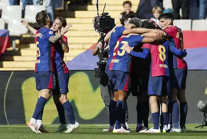 بطولة إسبانيا لكرة القدم .. برشلونة يستعيد فارق النقاط مع الريال بتغلبه على جيرونا (4-1)