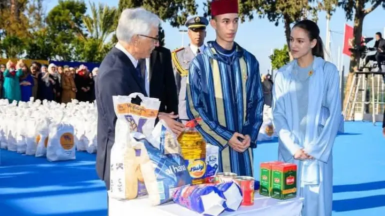 بتعليمات سامية من صاحب الجلالة الملك محمد السادس نصره الله أشرف صاحب السمو الملكي ولي العهد الأمير مولاي الحسن، وصاحبة السمو الملكي الأميرة للا خديجة على إعطاء انطلاقة العملية الوطنية “رمضان 1446″